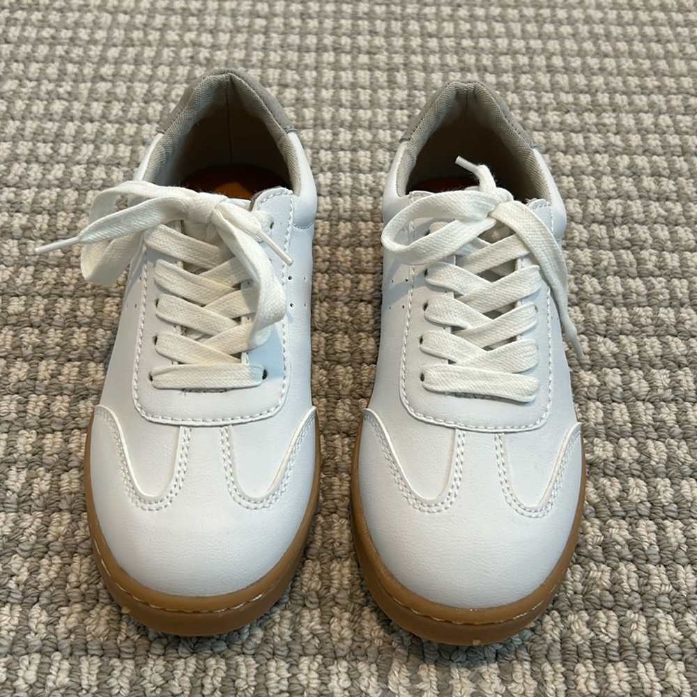 White kid sneakers from Nordstrom. Brand new in box